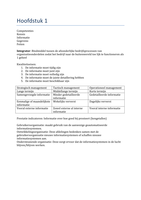 Samenvatting Informatiemanagement R Grit Hoofdstuk 1 t/m 5