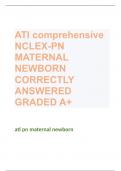 ATI comprehensive NCLEX-PN  fully solved