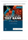 Test Bank For Mccance & Huether’s Pathophysiology, 9th Edition- 2024 With All Chapters