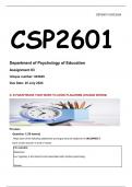 CSP2601 ASSIGNMENT 3 2024