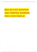 HESI RN EXIT QUESTION AND VERIFIED ANSWERS  2024-2025 PASS A+ An 85 year-old client complains of generalized muscle aches and pains. The first action  by the nurse should be A) Assess the severity and location of the pain B) Obtain an order for an analges