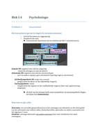 Bloksamenvatting 1.4 Human body (Cognitieve psychologie)