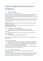 Samenvatting Ondernemerschap in hoofdlijnen