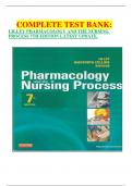     COMPLETE TEST BANK: LILLEY PHARMACOLOGY AND THE NURSING PROCESS 7TH EDITION LATEST UPDATE.