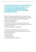 Test Bank For Davis Advantage for Townsend's Essentials of  Psychiatric Mental-Health Nursing Concepts of Care in  Evidence-Based Practice Ninth Edition by Karyn I.  Morgan||ISBN NO:10,||ISBN NO:13,978-1719645768||All  Chapters||Complete Guide A+