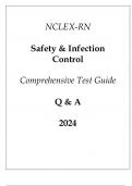 New Gen NCLEX-RN Safety & Infection Control Comprehensive Test Guide Q & A 2024.