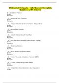 EMD List of Protocols - v14.0 Exam/34 Complete Questions with Answers