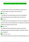 NYS State board test BUNDLED NYS State Law Final Exam  NYS Massage Boards Review   Waxing practice written for state Board test  NYS State Board Nail Tech Exam Prep Questions and Answers Latest (2024 / 2025) (Verified Answers)