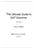 The Ultimate Guide To SAT Grammar - 5th Edition @IELTS