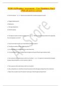 NURS 111/Prophecy Assessments - Core Mandatory Part I (With all answers correct)