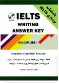 IELTS Writing (Maximiser) all Questions & answers solved 100% accurately with Complete Solution Graded A+ latest version
