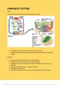 LYMPHATIC SYSTEM NOTE