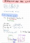 Linear algebra summary 2