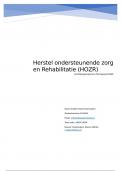 Herstel ondersteunende zorg en Rehabilitatie (HOZR)