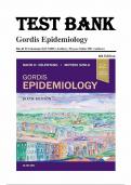 Test Bank for Gordis Epidemiology 6th Edition by David D Celentano 9780323552295 (Complete 20 Chapters)