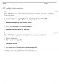 CFI CBCA Core Course Assessments & Quizzes 2024 (Questions With Complete Solutions) Graded A+