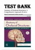 Test Bank For Anatomy of Orofacial Structures 9th Edition By Richard W. Brand, Donald E. Isselhard, Amy Smith 9780323796996 (Complete 36 Chapters)