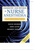 Test Bank For Chemistry and Physics for Nurse Anesthesia 3rd Edition By David Shubert, PhD; John Leyba, PhD; Sharon Niemann, 