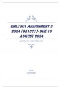 EML1501 Assignment 3 2024 (651371)- DUE 16 August 2024