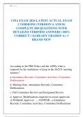 CPIA EXAM 2024 LATEST ACTUAL EXAM  2 VERSIONS (VERSION A AND B)  COMPLETE 500 QUESTIONS WITH  DETAILED VERIFIED ANSWERS (100%  CORRECT) /ALREADY GRADED A+ //  BRAND NEW