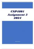 CSP4801 Assignment 3 2024