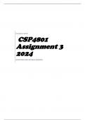 CSP4801 Assignment 3 2024