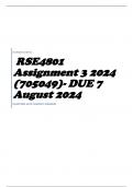 RSE4801 Assignment 3 2024 (705049)- DUE 7 August 2024