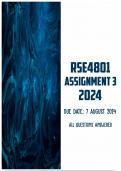 RSE4801 Assignment 3 2024 | Due 7 August 2024