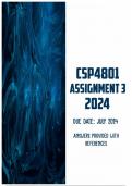 CSP4801 Assignment 3 2024 | Due July 2024