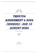 TMN3704 Assignment 4 2024 (200235) - DUE 15 August 2024