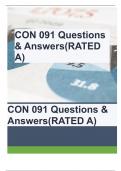 CON 091 Questions & Answers(RATED A)