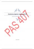 Anatomy progress assessment Questions with complete solution