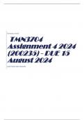 TMN3704 Assignment 4 2024 (200235) - DUE 15 August 2024