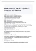 RMIN 4000 UGA Test 1. Chapters 1-3 Questions and Answers