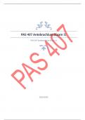 PAS 407 Antebrachium Question and answers verified to pass