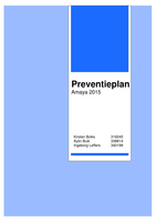 Preventieplan blok 1