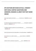 EPA SECTION 609 EXAM ACTUAL 2024 / NEWEST WITH WELL SORTED QUESTIONS AND ANSWERS /GRADED A+/BEST FOR THAT GOOD GRADE 