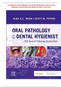 Test Bank for Oral Pathology for the Dental Hygienist with General Pathology Introductions 8th Edition by Ibsen and Peters (STUVIA)