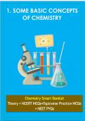 Chemistry – A Smart Booklet of Chemistry – Some Basic Concepts of Chemistry – Theory + NCERT MCQs + Topicwise Practise MCQs + NEET PYQs