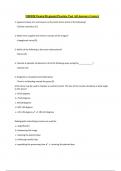 NBDHE Dental Hygienist Practice Test All Answers Correct