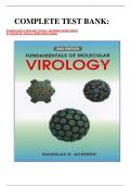     COMPLETE TEST BANK:  Fundamentals of Molecular Virology, 2nd Edition Kindle Edition by Nicholas H. Acheson (Author)latest Update.