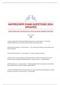 NAPSR|CNPR EXAM QUESTIONS 2024: WITH ACCURATE ANSWERS {UPDATED}