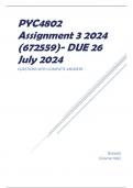 PYC4802 Assignment 3 2024 (672559)- DUE 26 July 2024