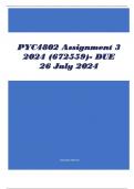 PYC4802 Assignment 3 2024 (672559)- DUE 26 July 2024