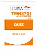 TMN3701 ASIGNMENT 04 (QUIZ) 2024