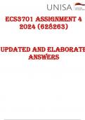 ESC3701 Assignment 4 2024 (628263) 