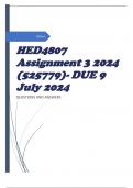 HED4807 Assignment 3 2024 (525779)- DUE 9 July 2024