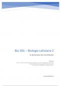 Notes de cours Biologie cellulaire (BIO301) : La dynamique des microtubules