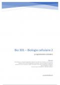 Notes de cours Biologie cellulaire (BIO301) : La signalisation cellulaire