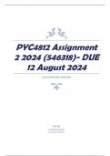 PYC4812 Assignment 2 2024 (546318)- DUE 12 August 2024